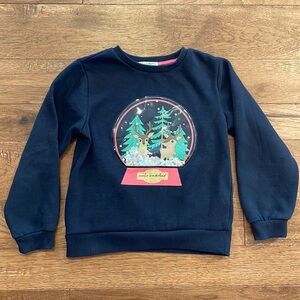 Girls Christmas Sweater - Primark Winter Wonderland Snow-globe - 7-8 YRS